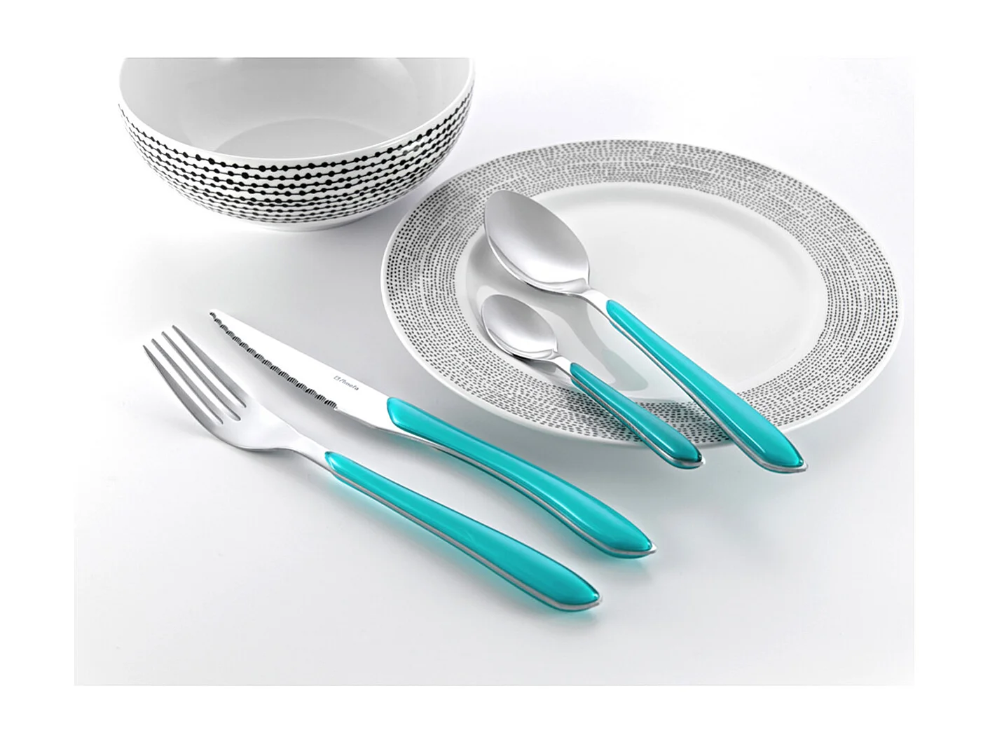 Eclat - Coffret 24 pièces Bleu Turquoise