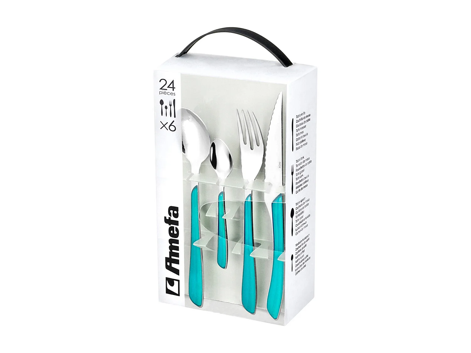 Eclat - Coffret 24 pièces Bleu Turquoise