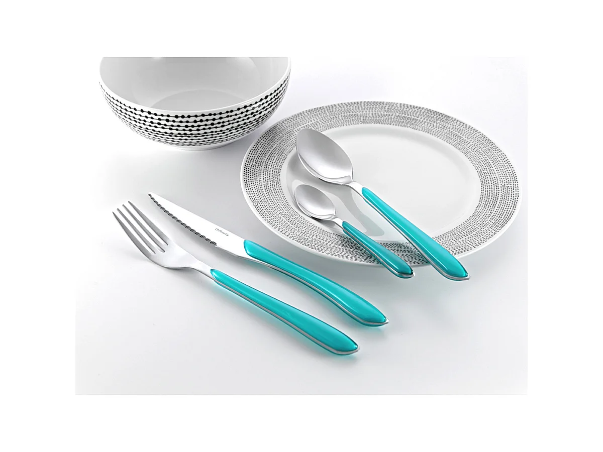 Eclat - Coffret 24 pièces Bleu Turquoise