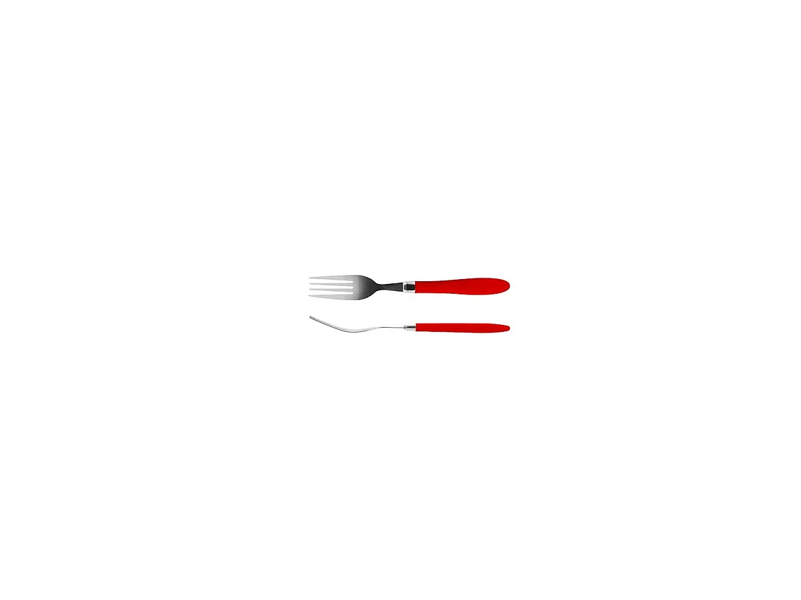 Cubertería 16 piezas Regaliz Rojo - Acero Inoxidable - Pradel Essentiel®