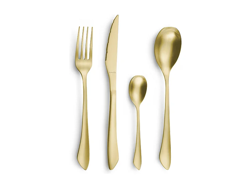 Instinct - Ménagère 16 pièces Champagne mat