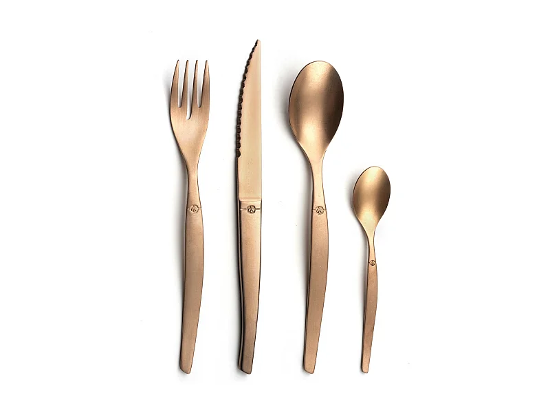 Jet Vintage Cuivre - Ménagère 16 pièces