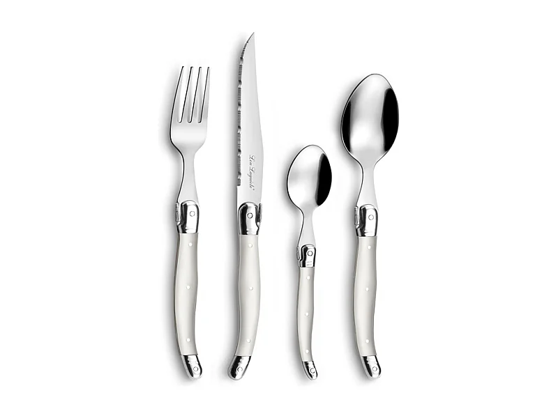 Tradition Bianco - Set di posate da 48 pezzi