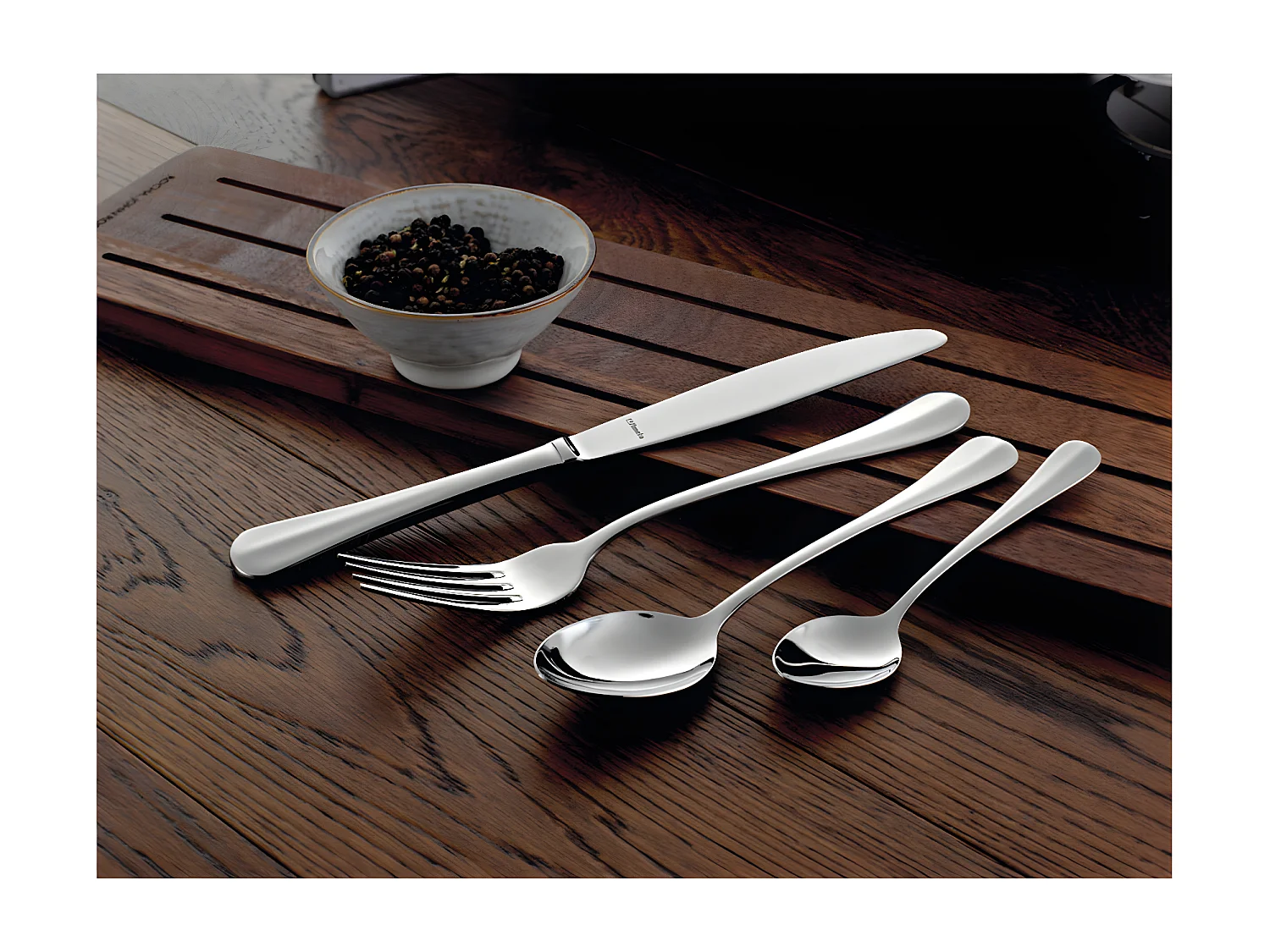 Besteckset 24-teilig Daily Baguette 2.5 aus Edelstahl - Glänzende Oberfläche