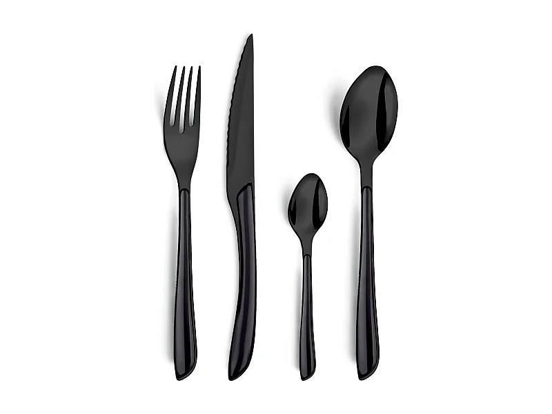 Lumino Noir - Ménagère 16 pièces