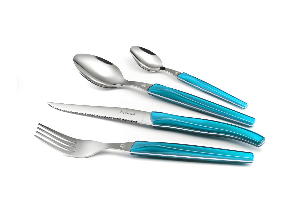 vente unique Rising Sun - Coffret 24 pièces Turquoise