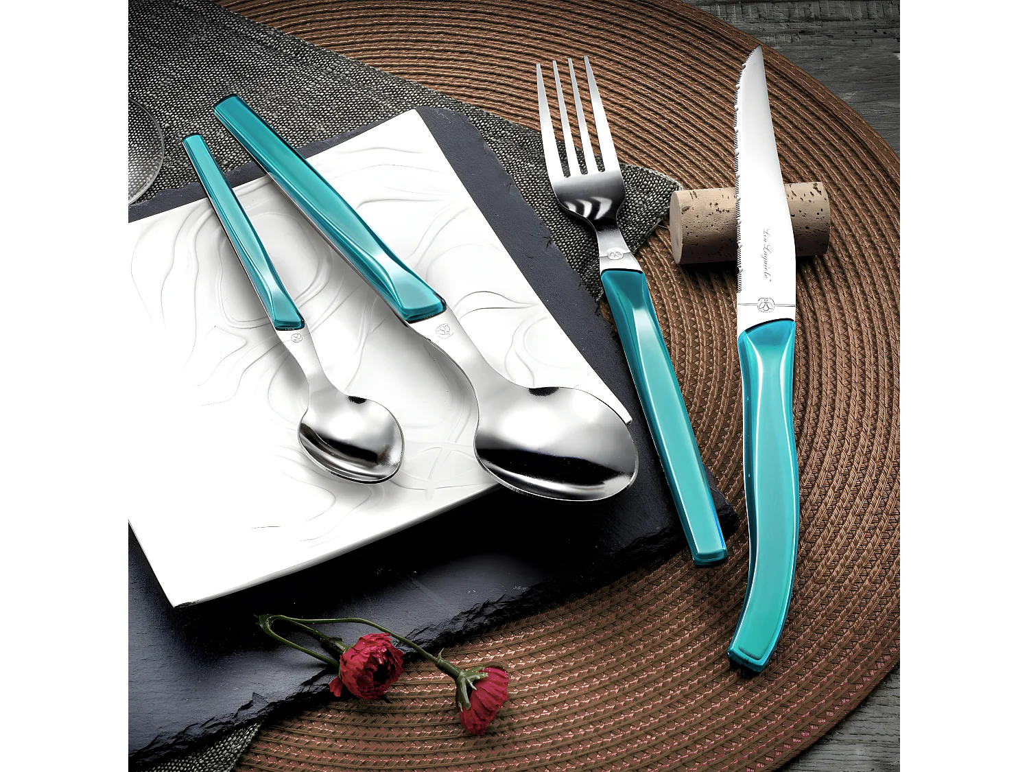 Rising Sun - Coffret 24 pièces Turquoise