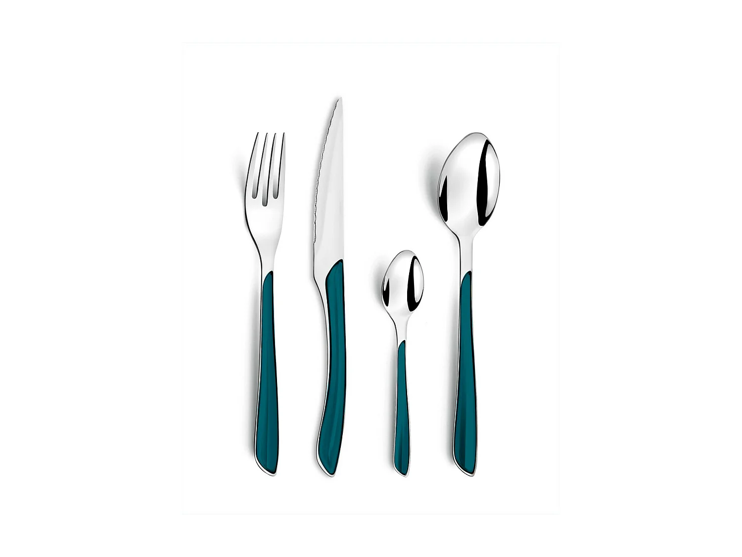 Zestaw 24 elementy Eclat Bleu Canard Amefa - Nowoczesny i Błyszczący