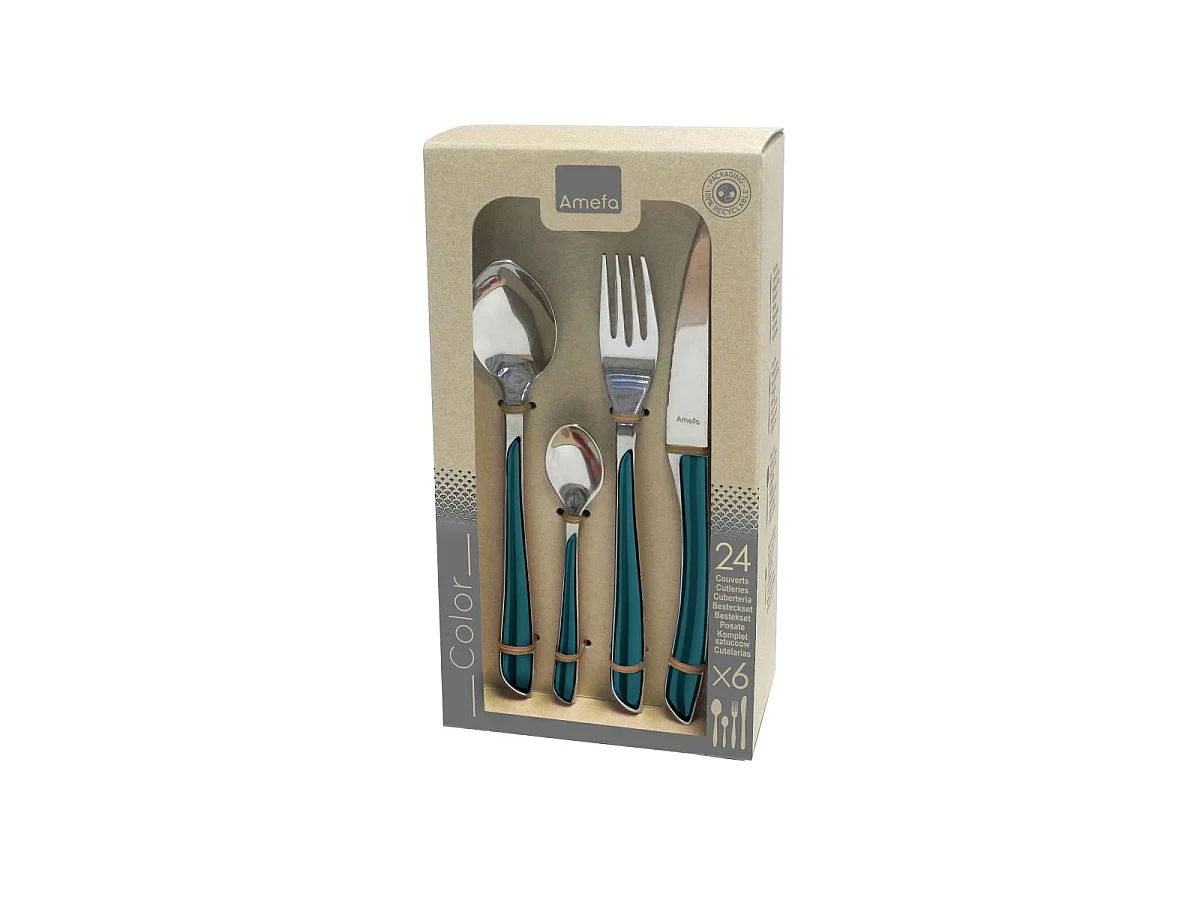 Eclat - Coffret 24 pièces Bleu Canard