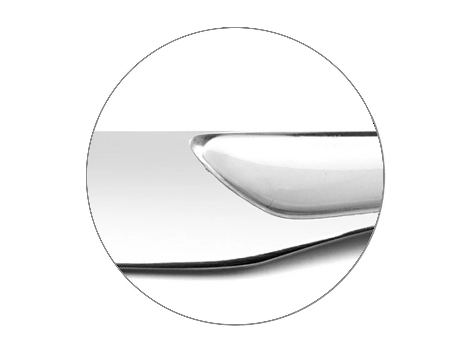 Ménagère 16 pièces Blanc Moderne Eclat Amefa - Acier Inox, Manche Bi-injection, Lame Microdentée