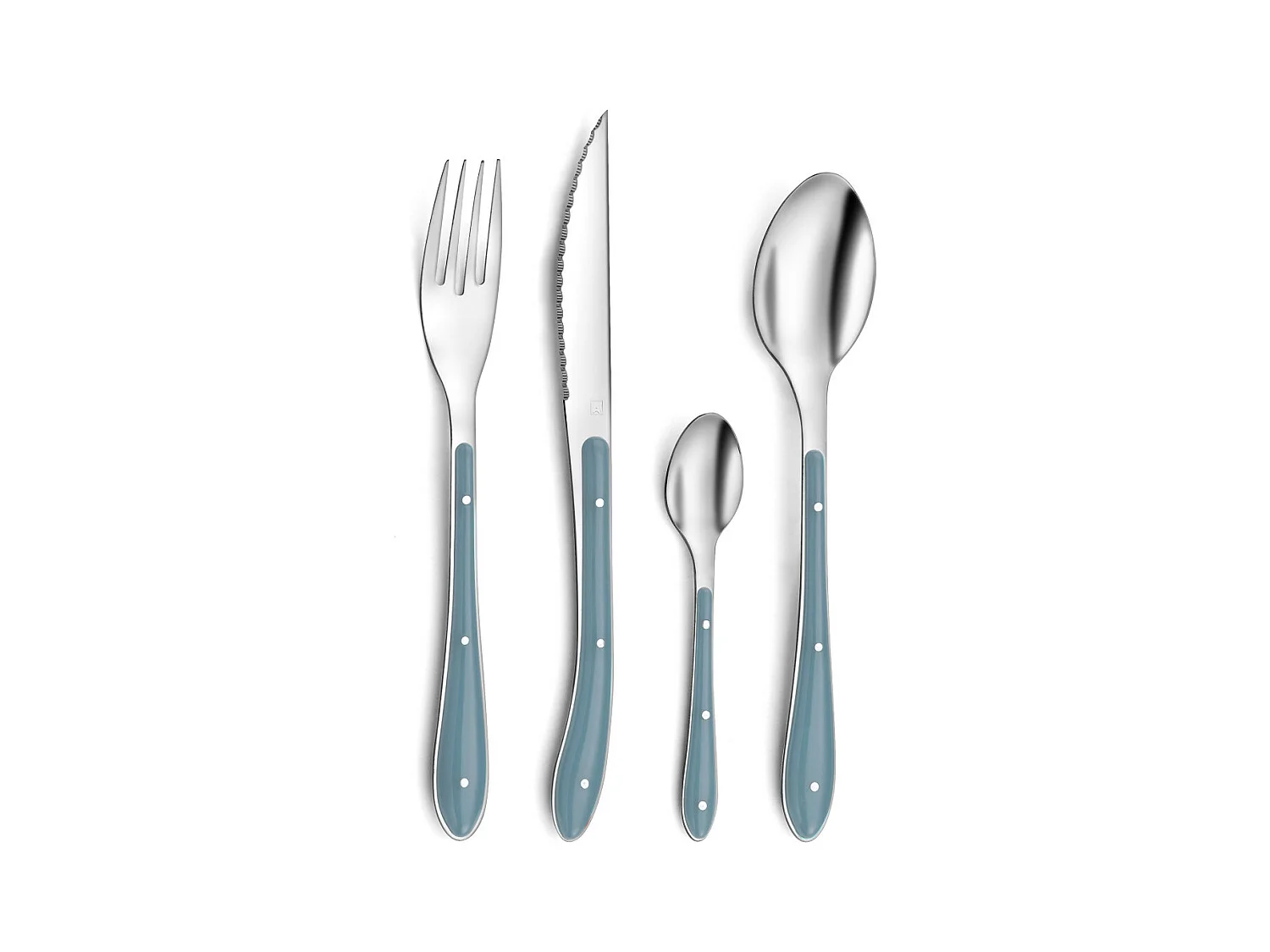 Bistro 1-2-3 - Ménagère 24 pièces Bleu denim