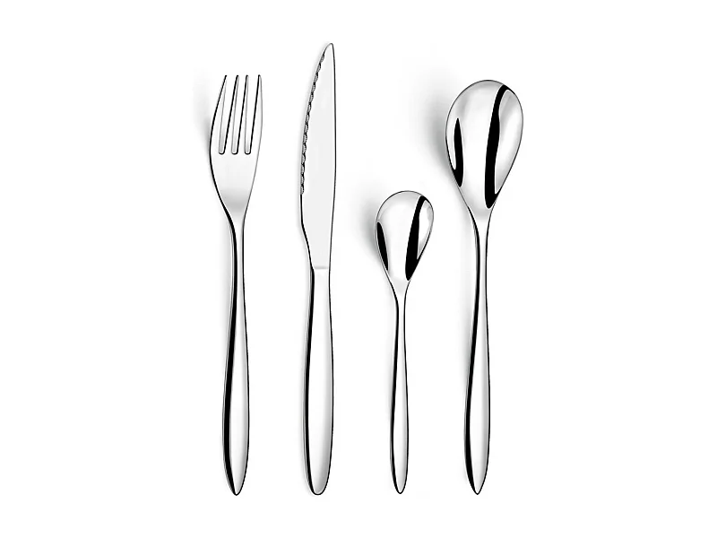 24-teiliges Besteckset Actual aus Edelstahl mit glänzendem Finish