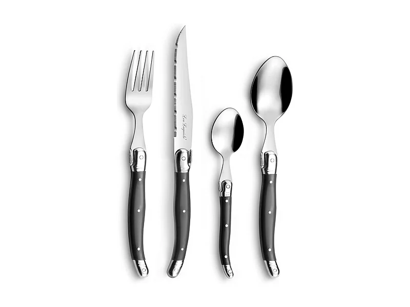 Tradition Gris - Cubertería de 48 piezas