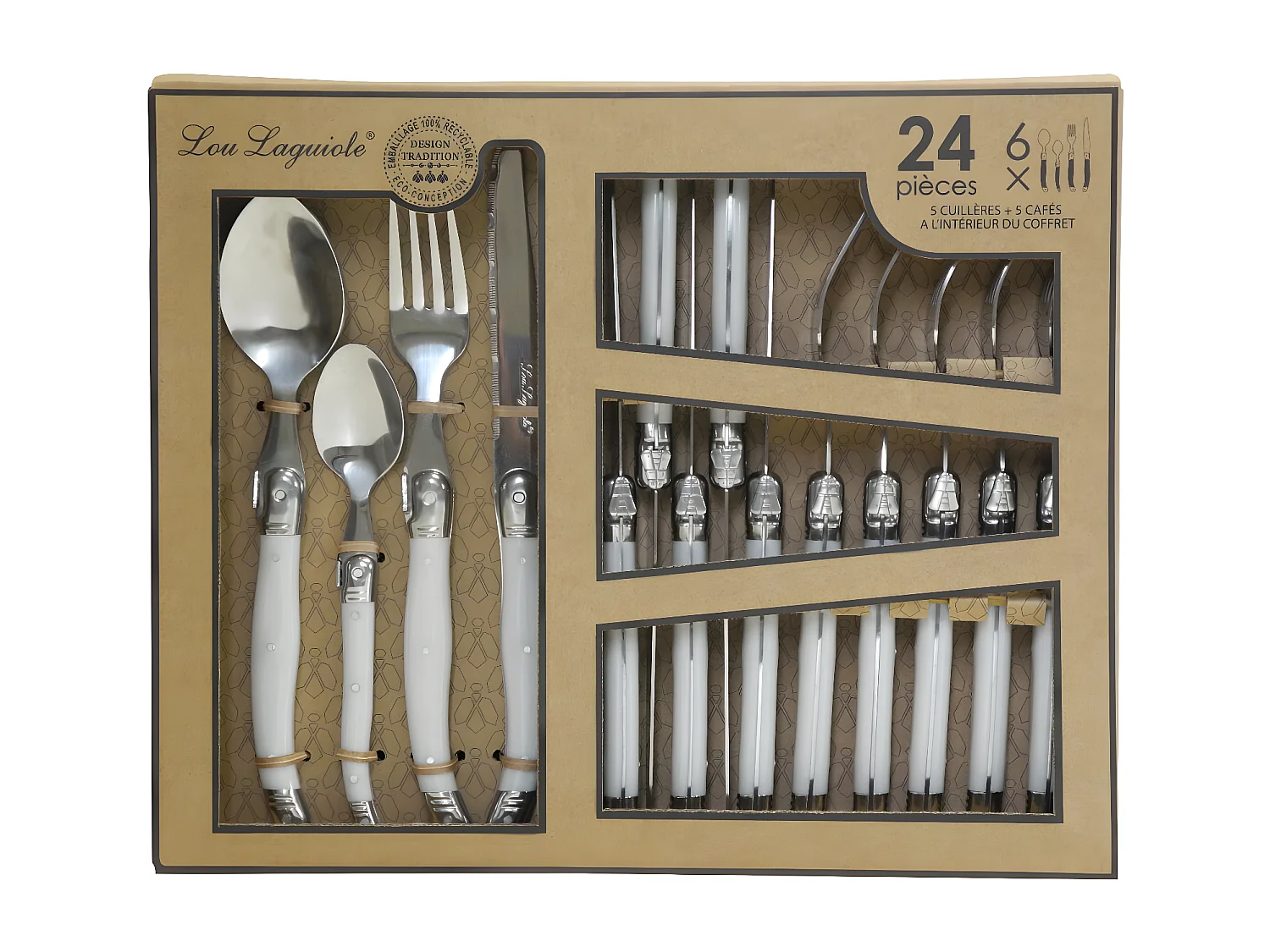 Rustic - Coffret 24 pièces Perle