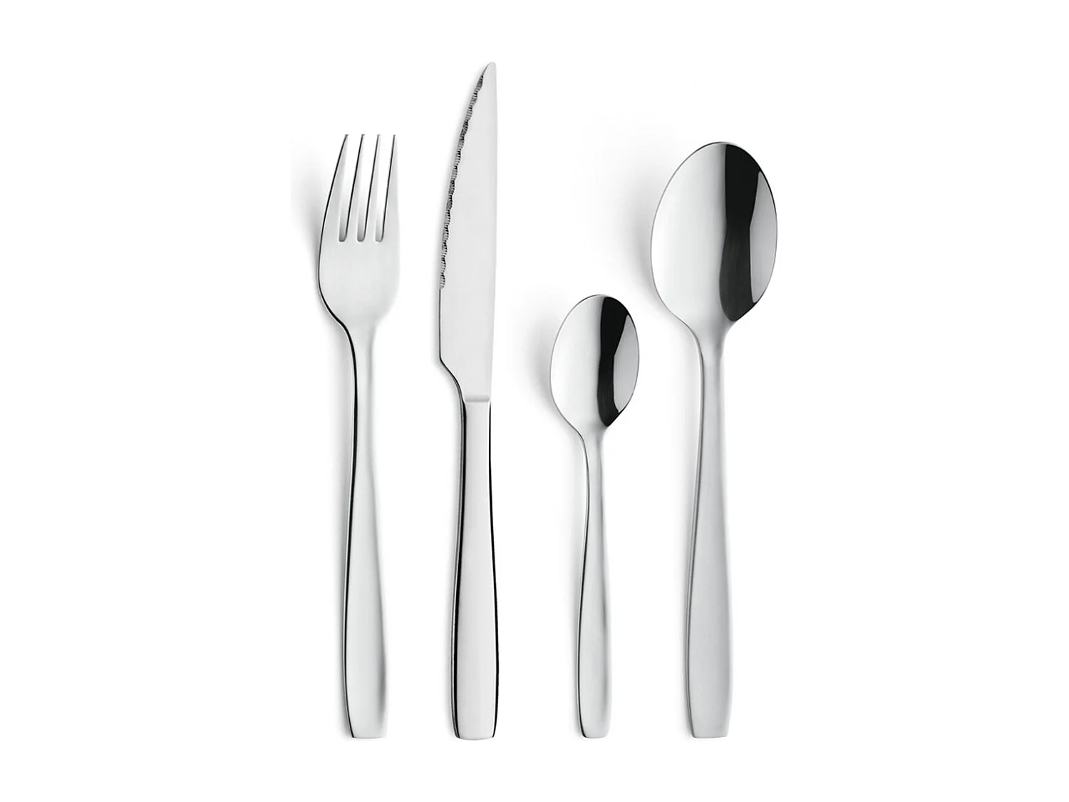 24-teiliges Besteckset Amefa Hôtel - Edelstahl - Mikroverzahnte Klinge - Kollektion Hôtel