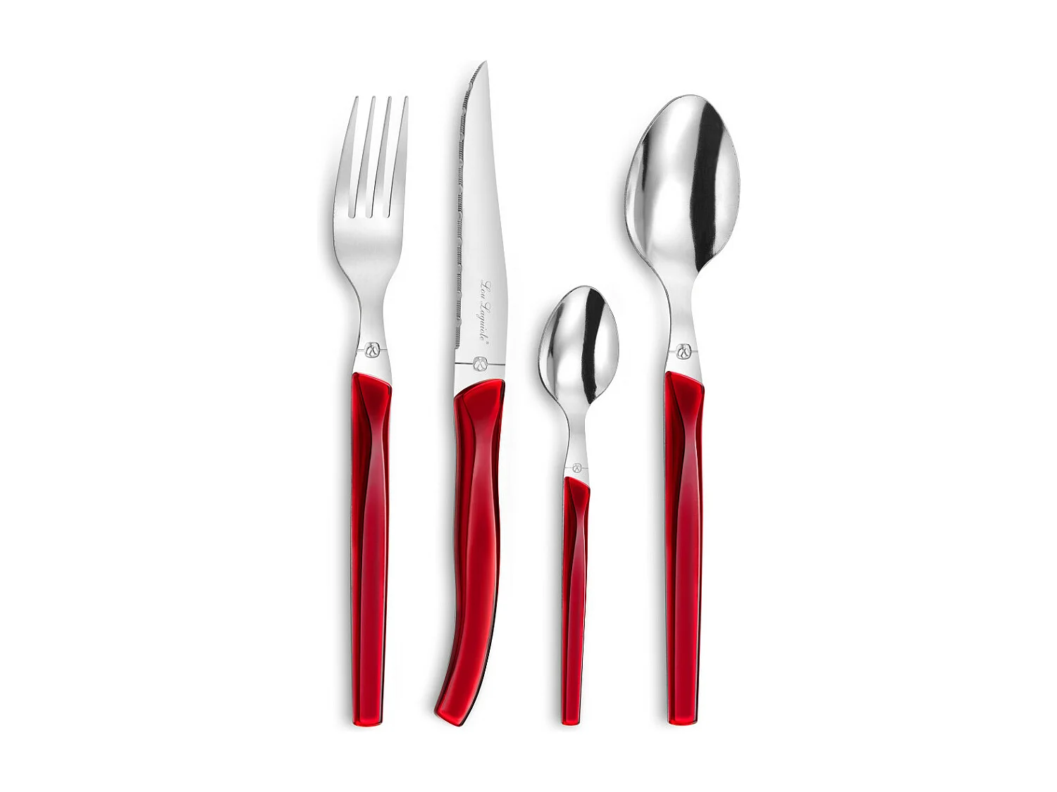 Rising Sun Rojo - Cubertería 24 piezas