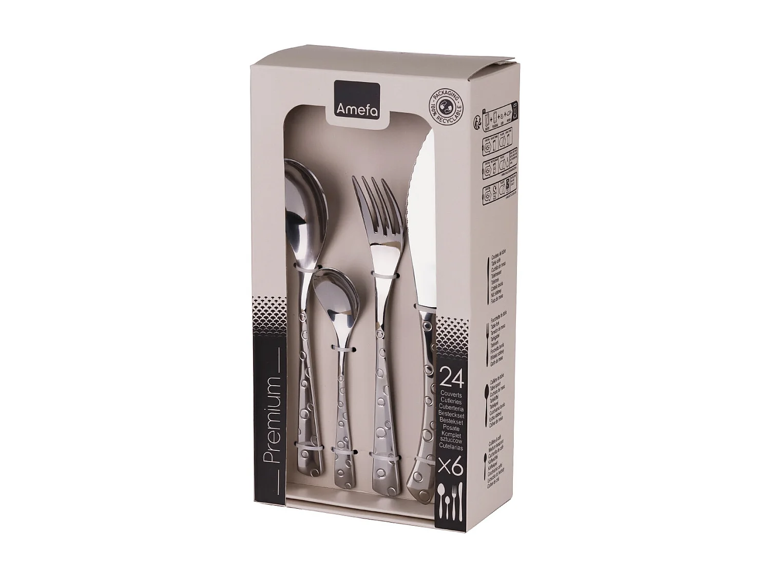 Flocon - Ménagère 24 pièces