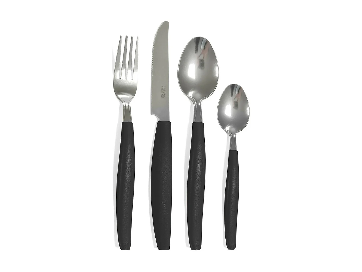 Pure - Ménagère 24 pièces Noir