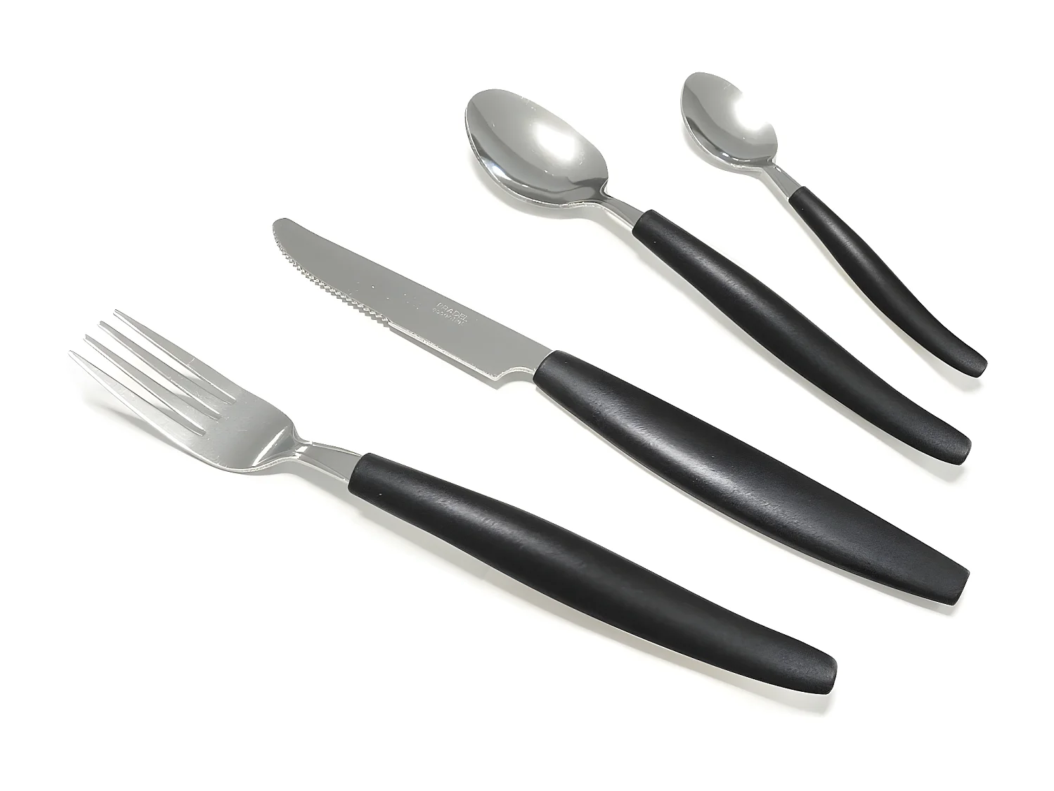 Pure - Ménagère 24 pièces Noir