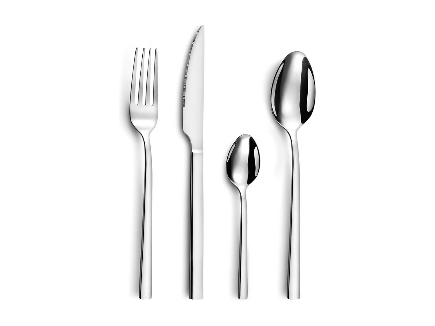 Talheres 24 peças Caractère Aço Inoxidável Forjado - Estojo Premium