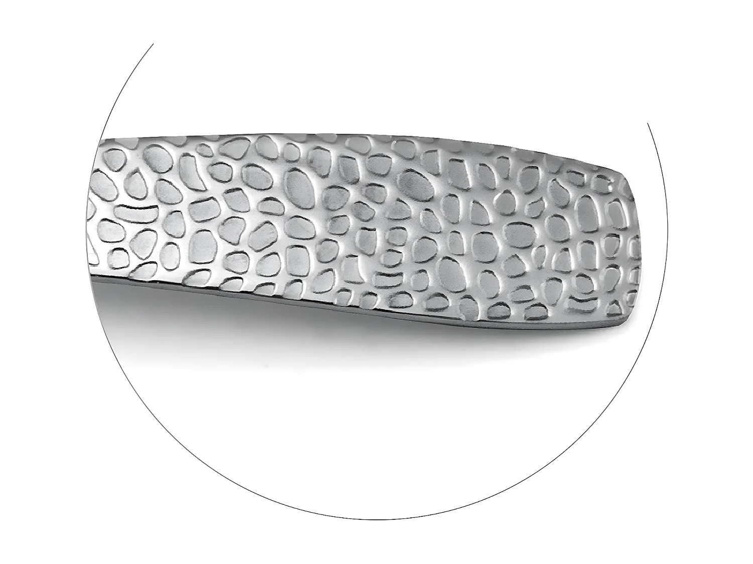 Servizio posate Bongo 24 pezzi in Acciaio Inox - Design Teso e Martellato - Scatola Premium