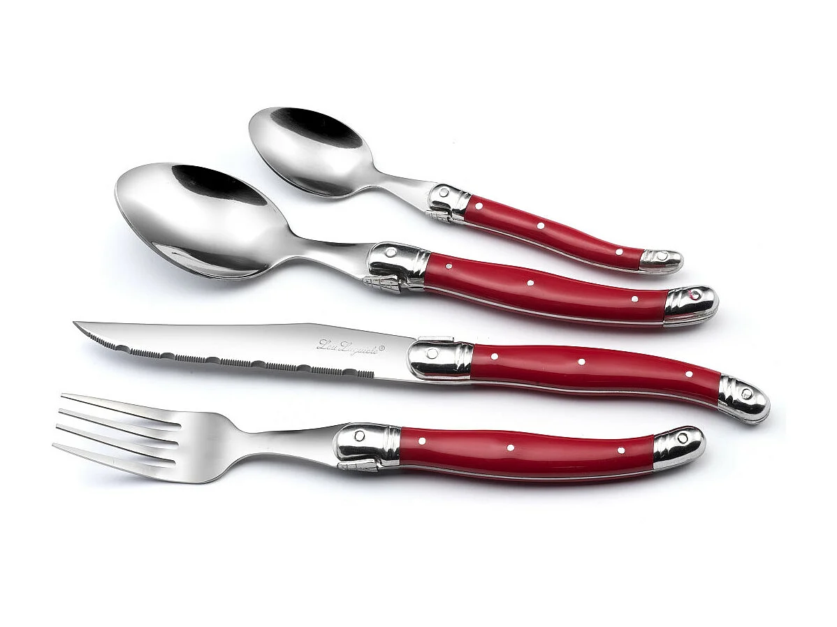 Tradition - Ménagère 24 pièces Rouge