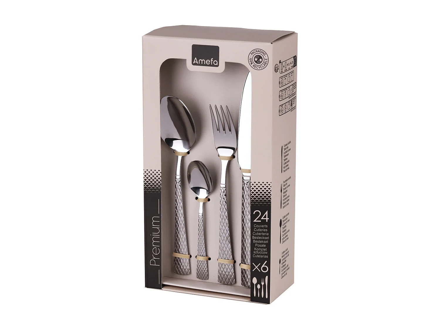 Quadrille - Ménagère 24 pièces