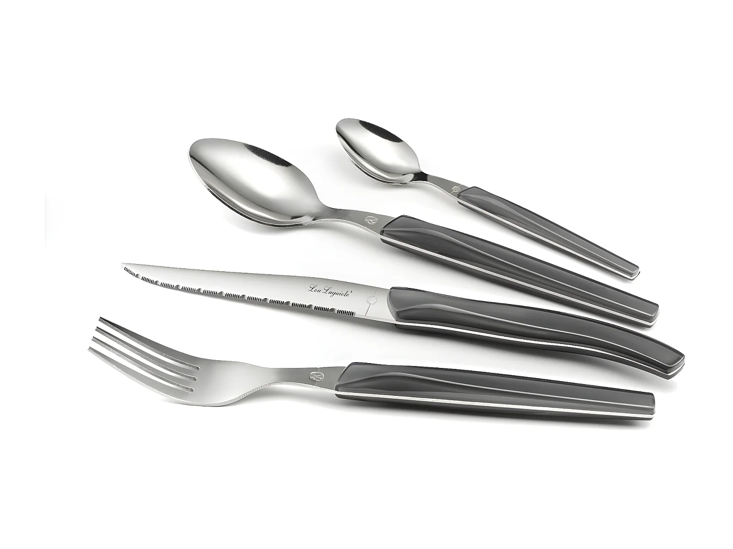 Bestekset Laguiole 24-delig Grijs Rising Sun