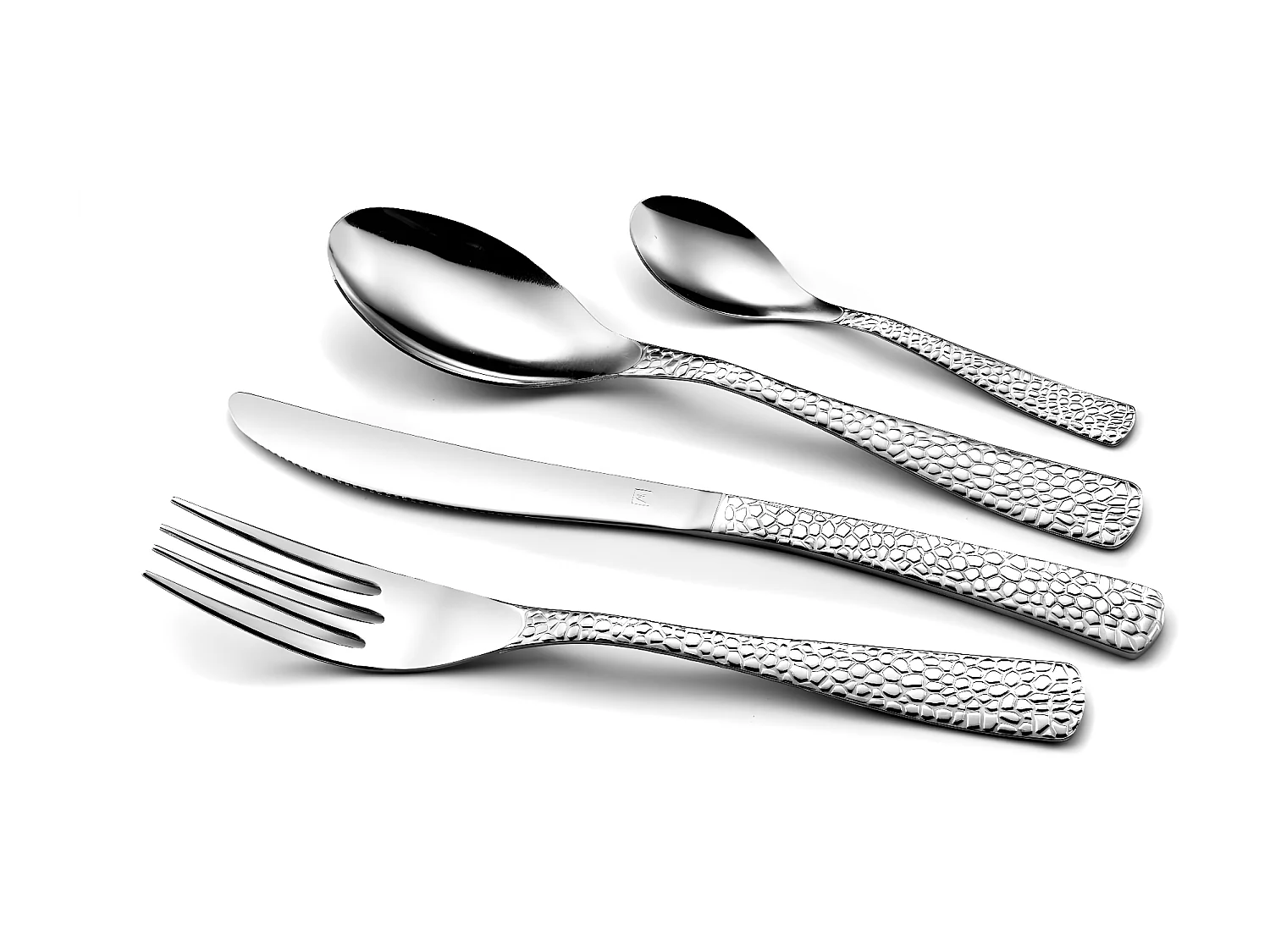 Set de 24 cubiertos Tam Tam Amefa mango grabado inox