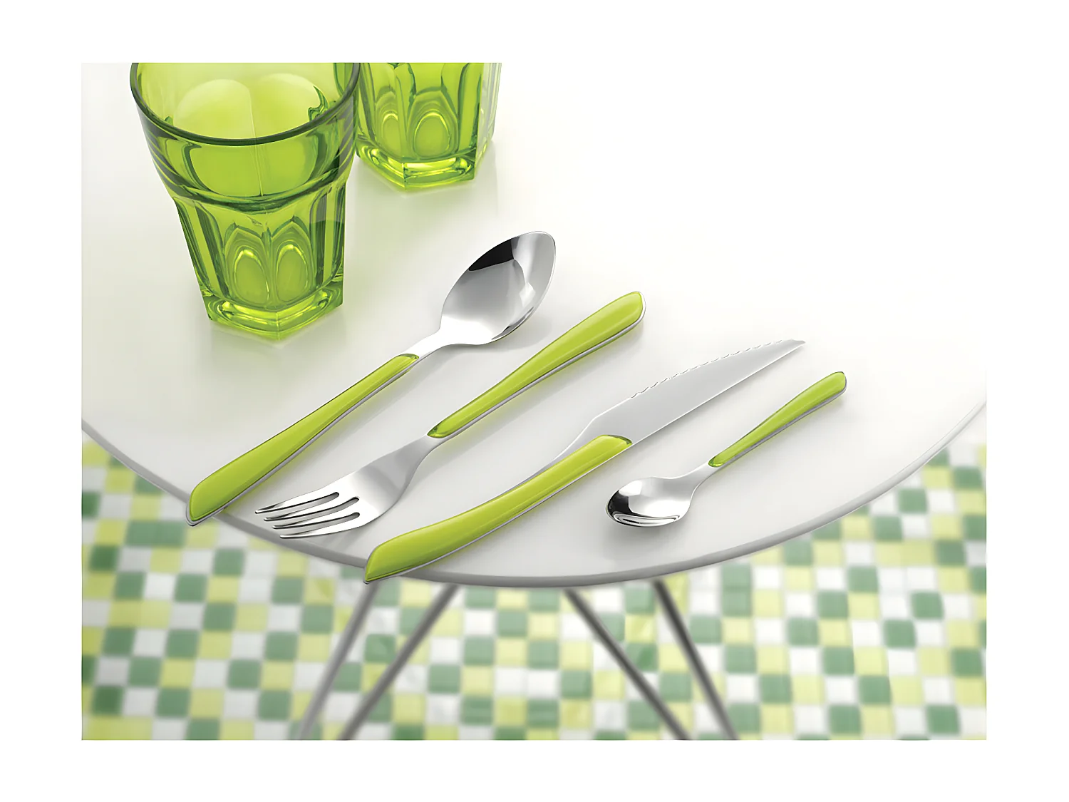 Eclat - Coffret 24 pièces Vert Anis