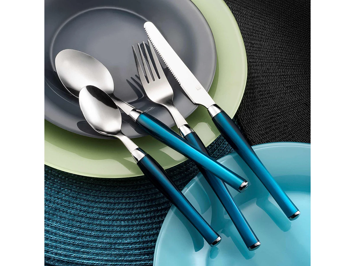 Purity - Panier fil 24 pièces Bleu