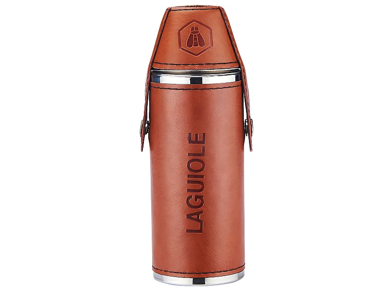 Flasque à alcool avec 2 verres