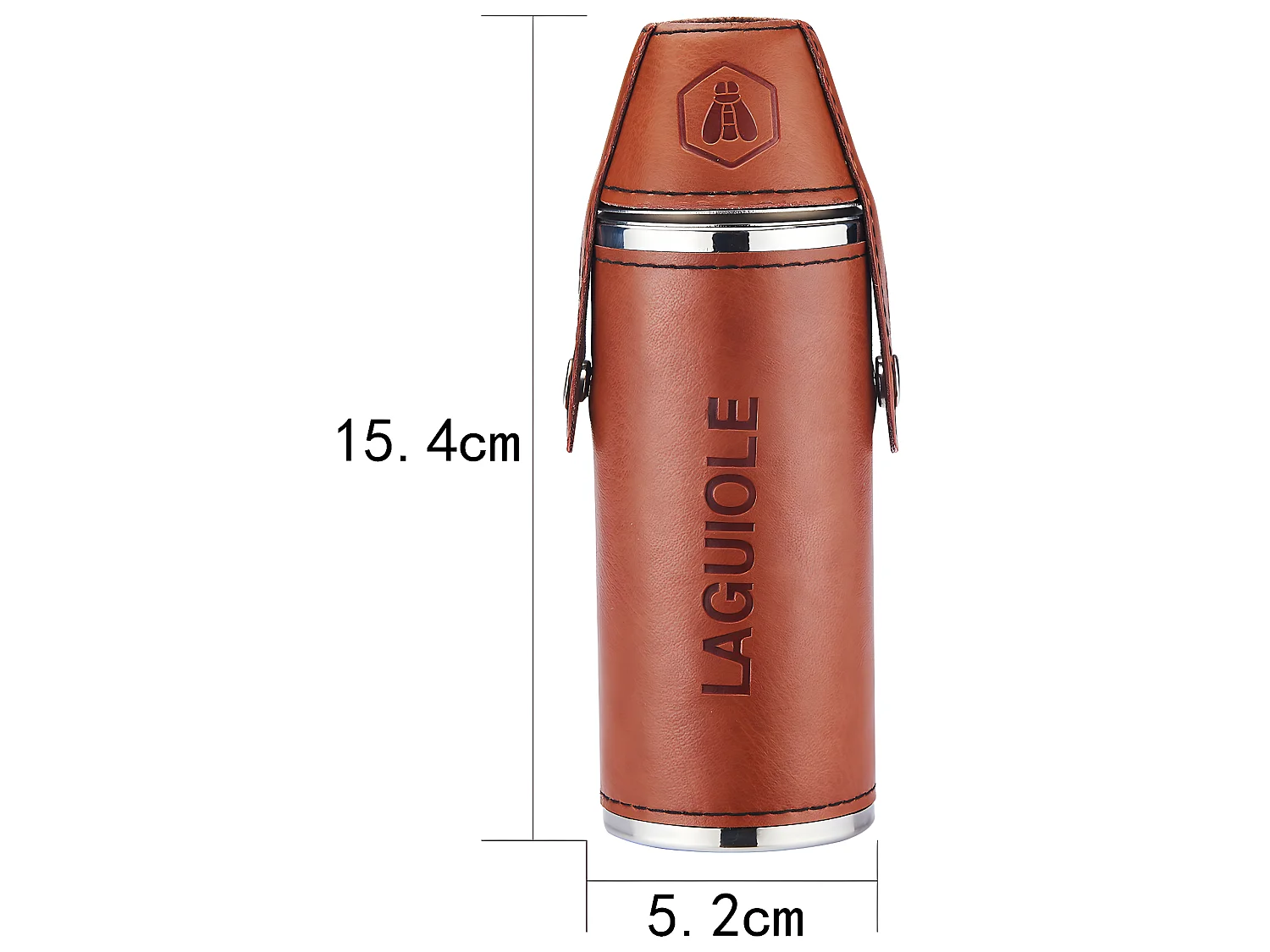 Flasque à alcool avec 2 verres