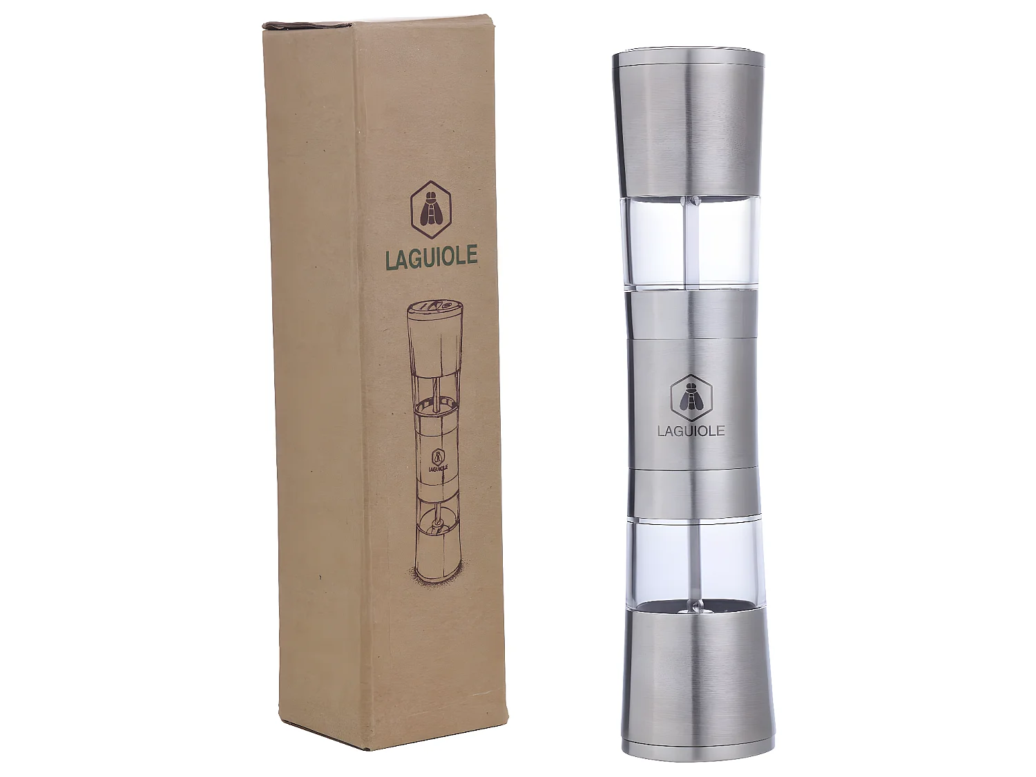 Moulin à sel et à poivre manuel