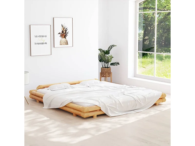Cadre de lit Bambou 200x200 cm