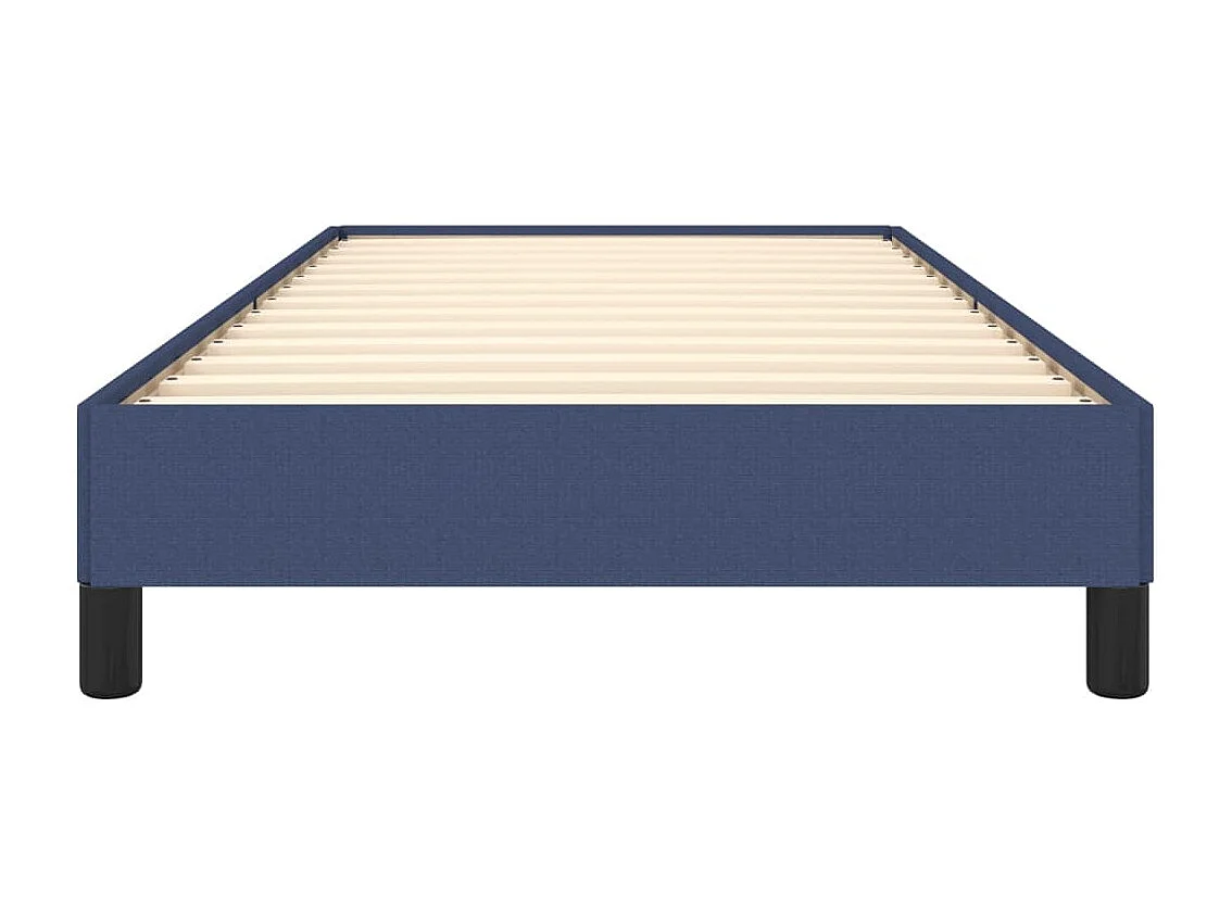 Estrutura de cama 90x190 cm tecido azul