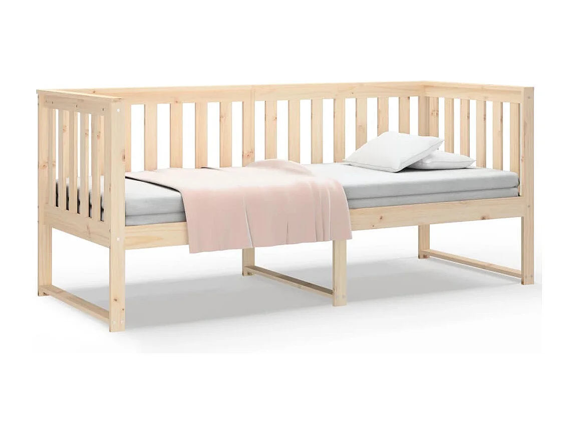 Lit de jour 75x190 cm Bois de pin massif