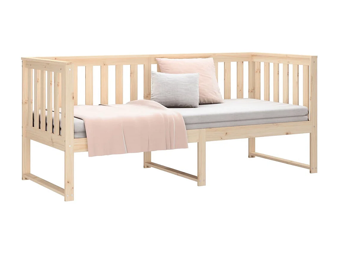 Lit de jour 75x190 cm Bois de pin massif