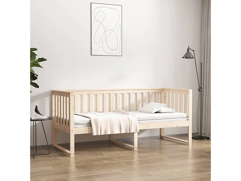 Lit de jour 75x190 cm Bois de pin massif