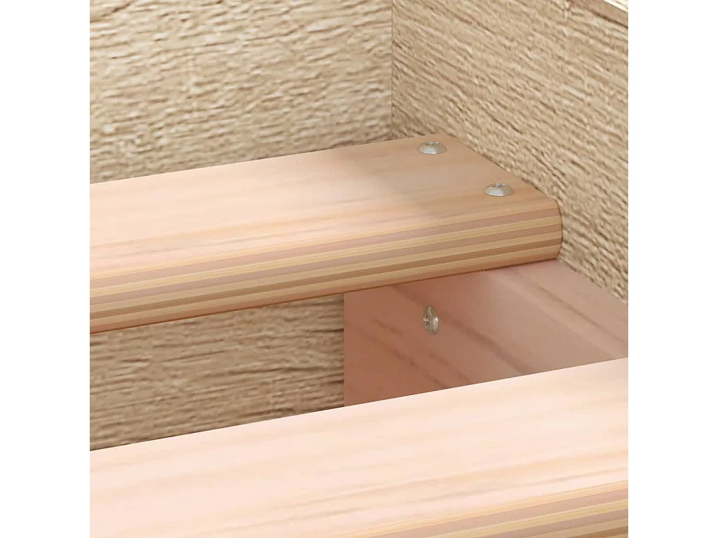 Cadre de lit tête de lit et pied de lit chêne sonoma 120x190 cm