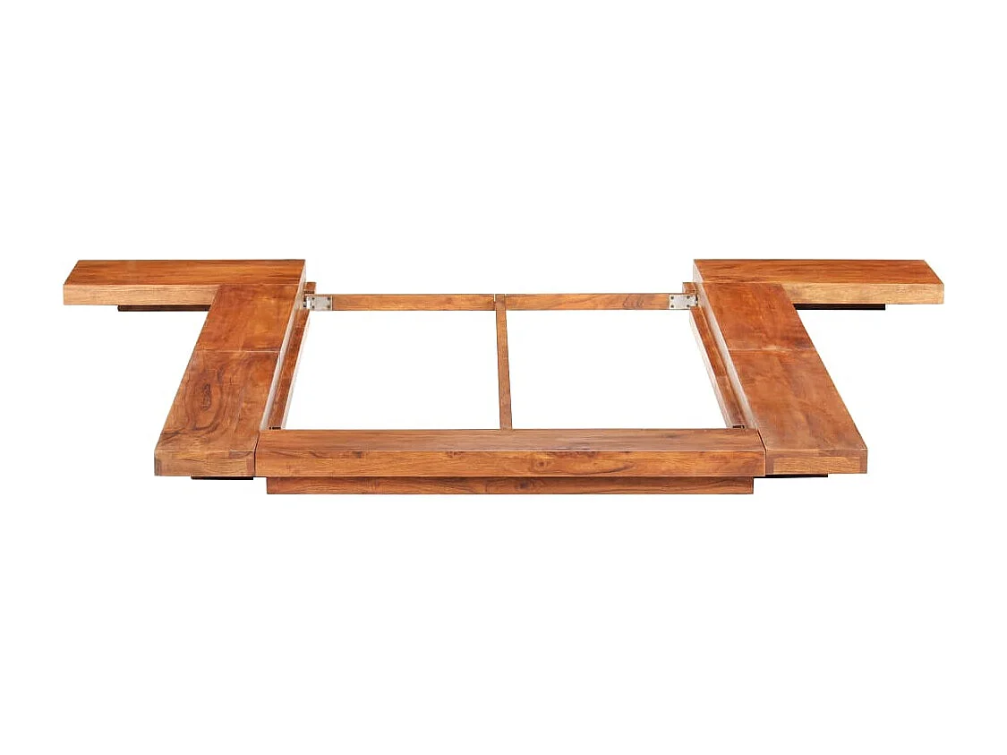 Cadre de lit Futon japonais Bois d'acacia massif 100x200 cm