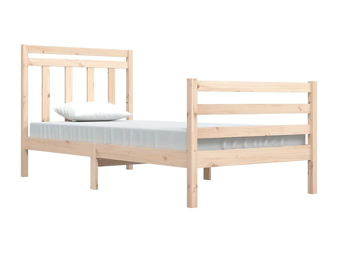 Estrutura de cama 100x200 cm madeira maciço