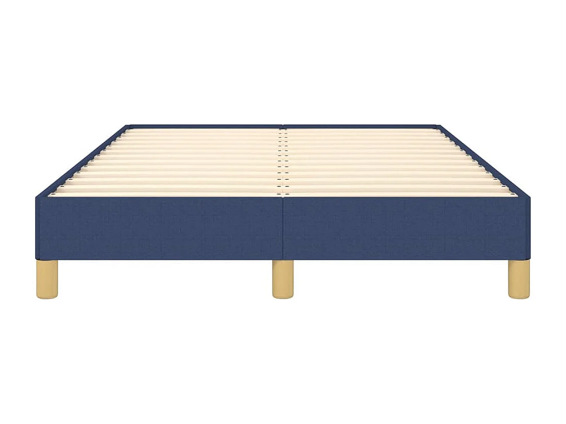 Cadre de lit Bleu 120 x 200 cm Tissu