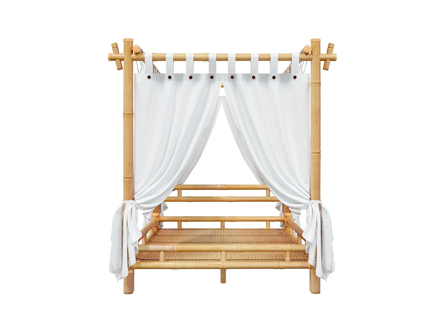 Hemelbed 140x200 cm bamboe