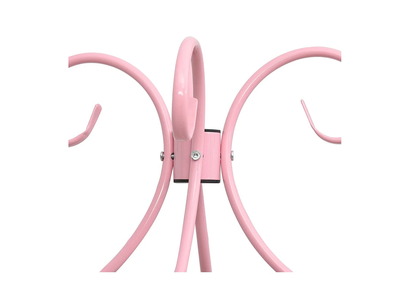 Hemelbedframe metaal roze 140x200 cm