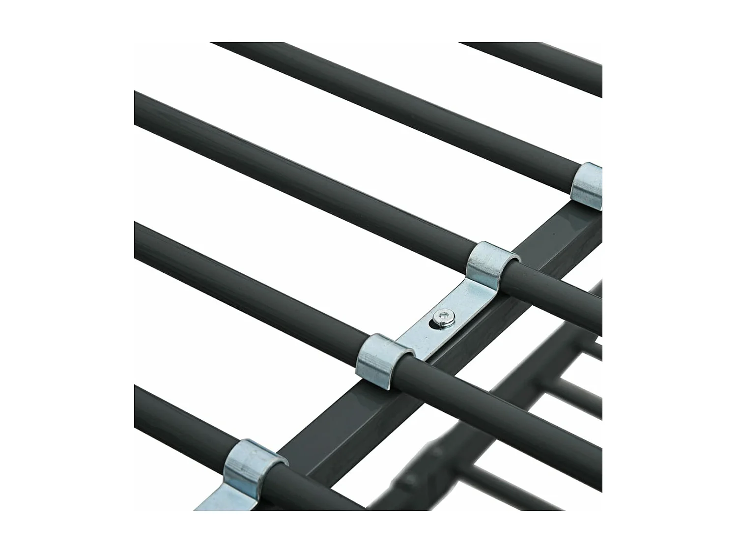 Litera de metal negro 90x200 cm