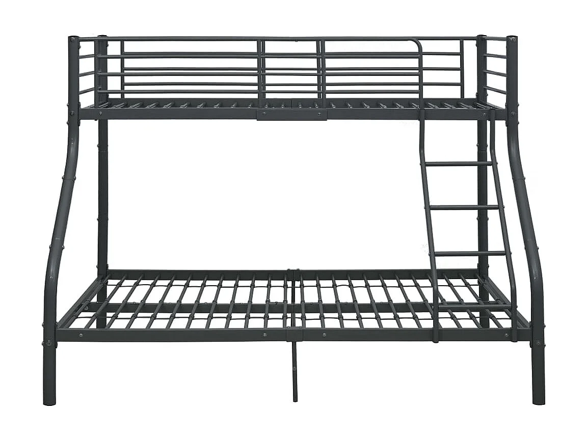 Estrutura de beliche 140x200/90x200 cm metal preto