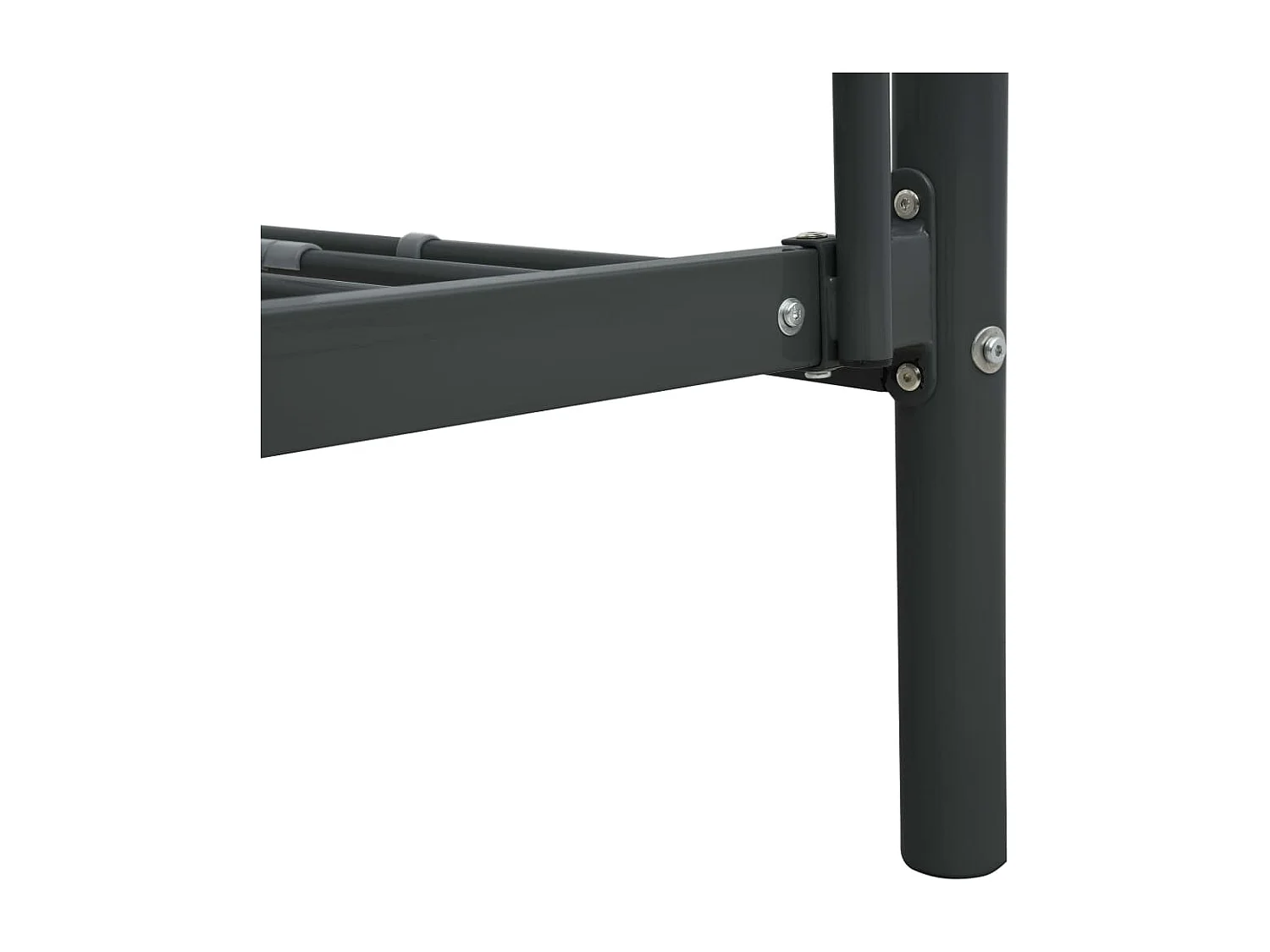 Estrutura de beliche 140x200/90x200 cm metal preto