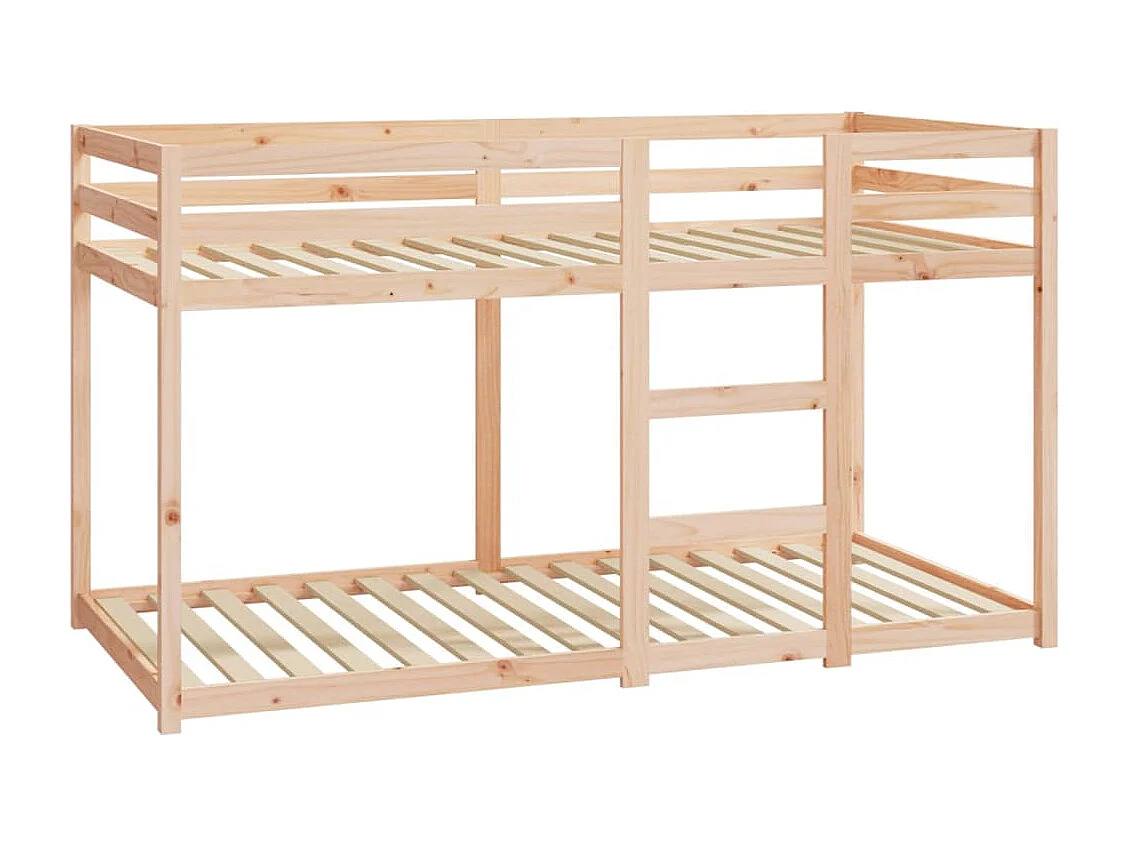 Litera de madera maciza de pino 90x190 cm
