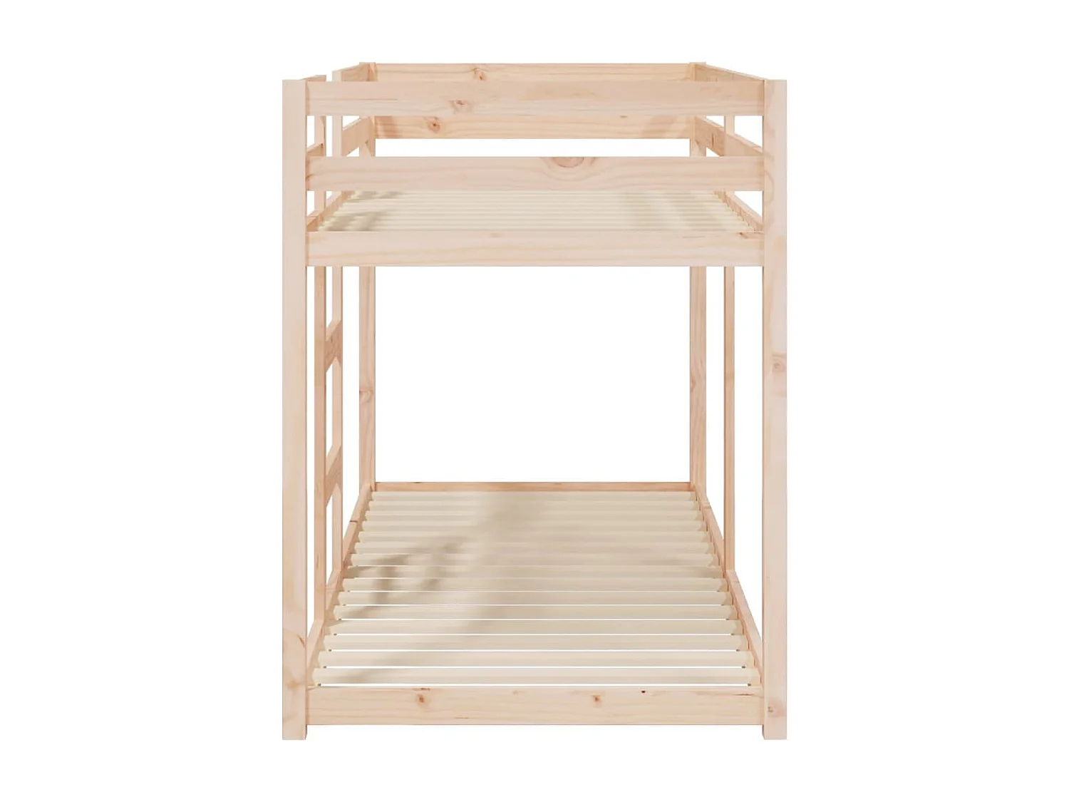 Litera de madera maciza de pino 80x200 cm